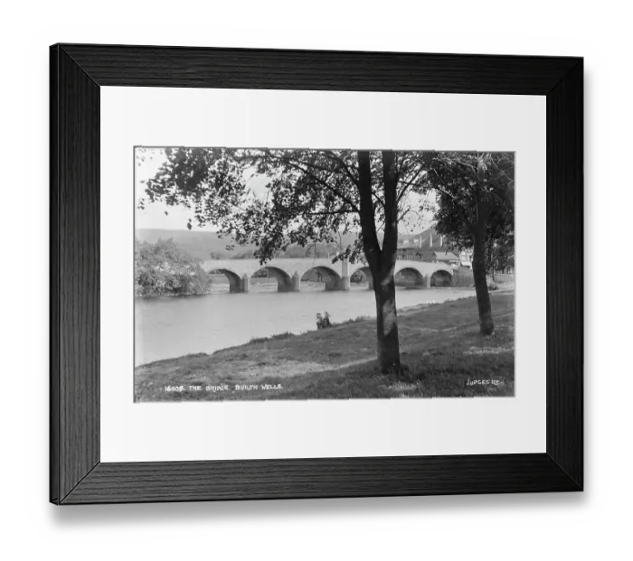Framed Print : The Bridge, Builth Wells Framed Print : The Bridge, Builth Wells