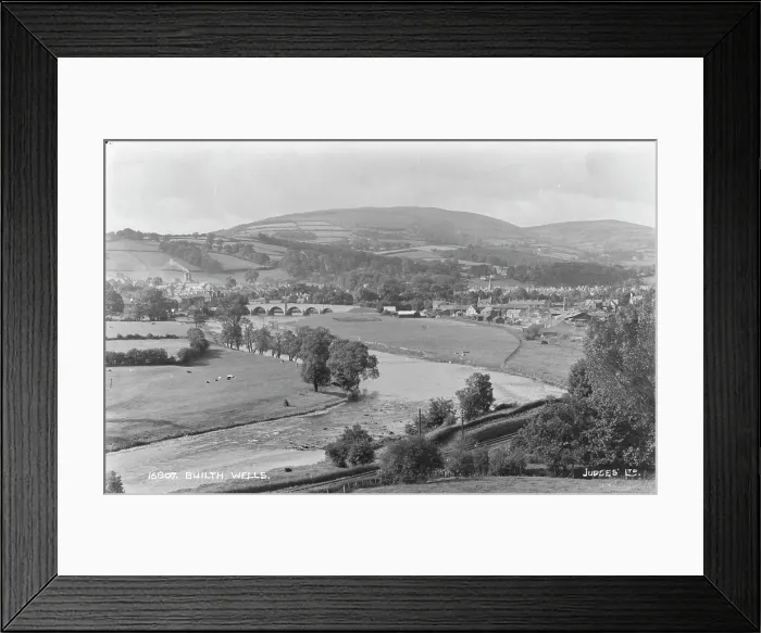 Framed Print : Scenic View of Builth Wells Framed Print : Scenic View of Builth Wells