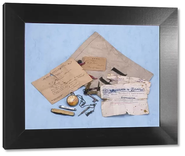 Items belonging to Edmond Stone, Steward on Titanic