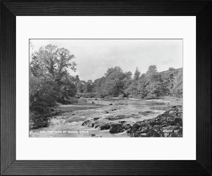 Framed Print : The Wye at Builth Wells Framed Print : The Wye at Builth Wells
