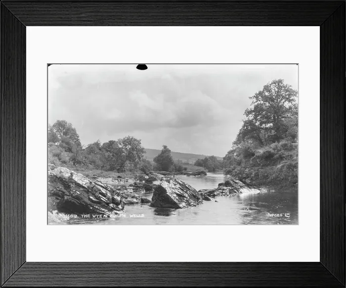 Framed Print : The Wye at Builth Wells Framed Print : The Wye at Builth Wells