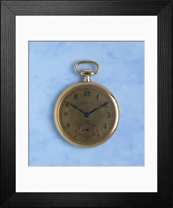 Framed Print : Captain Rostron watch face Framed Print : Captain Rostron watch face