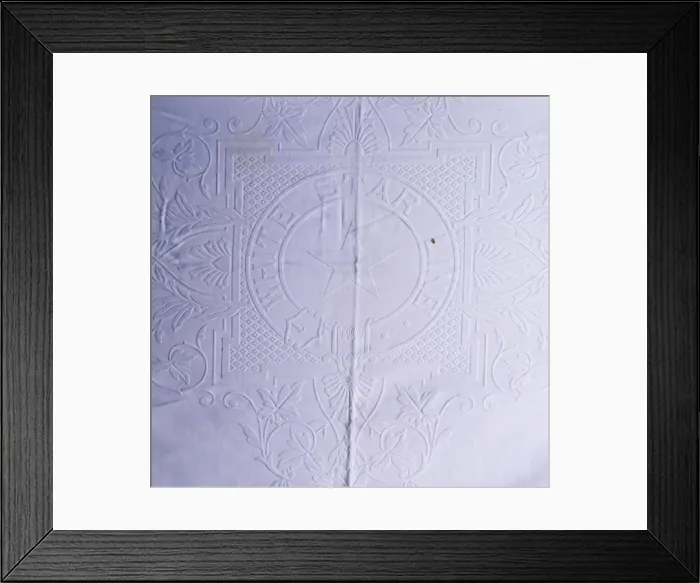 Framed Print : White Star Line paper napkin Framed Print : White Star Line paper napkin