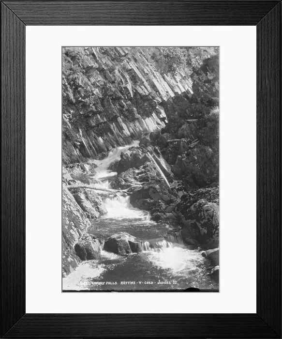 Framed Print : Conway Falls Framed Print : Conway Falls