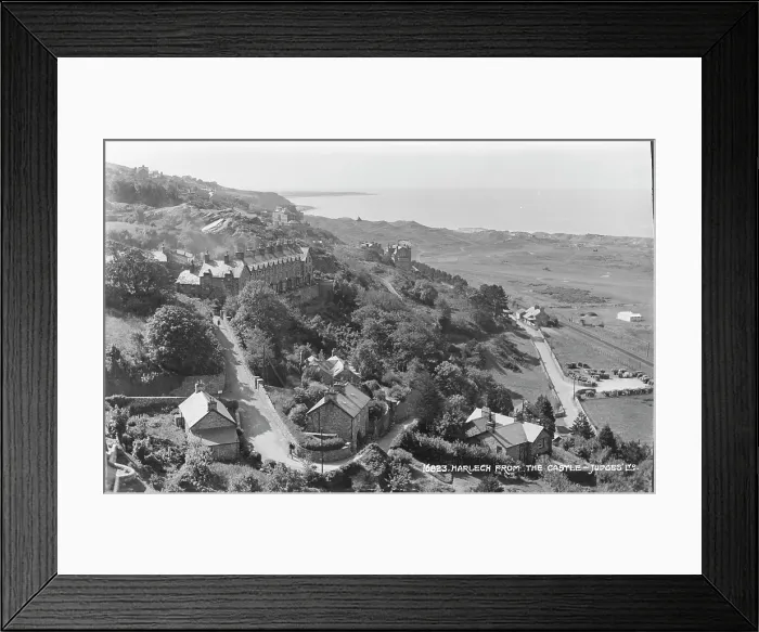Framed Print : Harlech from the Castle Framed Print : Harlech from the Castle