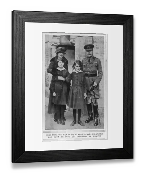 Framed Print : Haigs homecoming from the Western Front Framed Print : Haigs homecoming from the Western Front