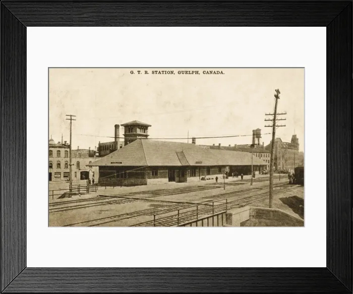 Framed Print : Great Trunk Railway Station, Guelph, Canada