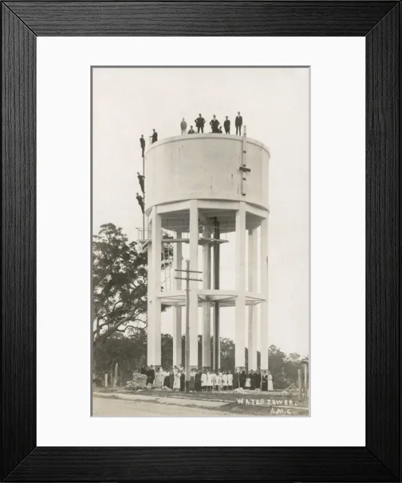 Framed Print : Watertower Framed Print : Watertower