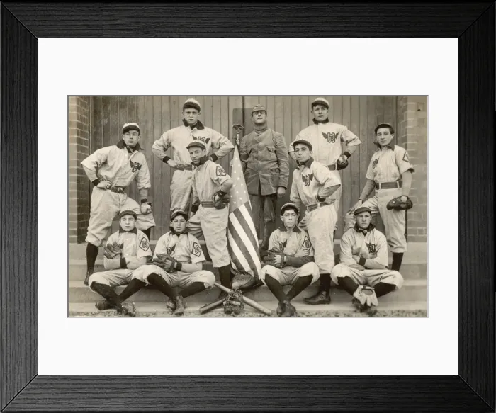 Framed Print : Baseball Team Framed Print : Baseball Team