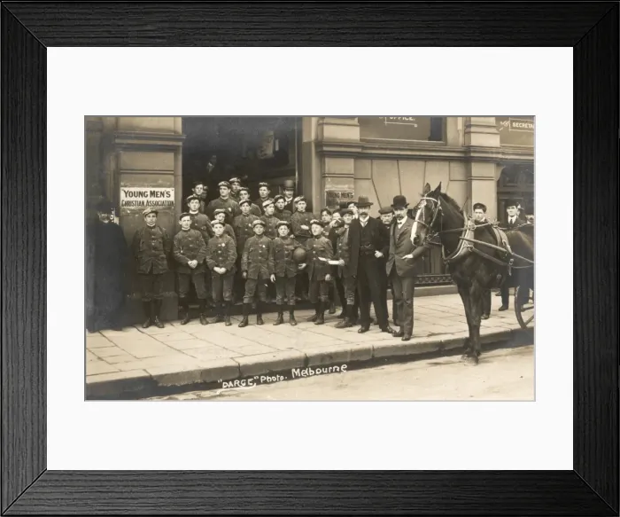 Framed Print : Melbourne YMCA 1909 Framed Print : Melbourne YMCA 1909