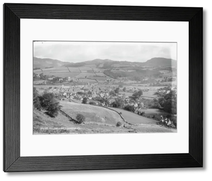 Framed Print : Aerial View of Dolgellau Framed Print : Aerial View of Dolgellau