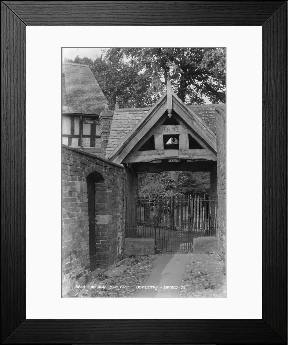 Framed Print : The Old Lych Gate Framed Print : The Old Lych Gate