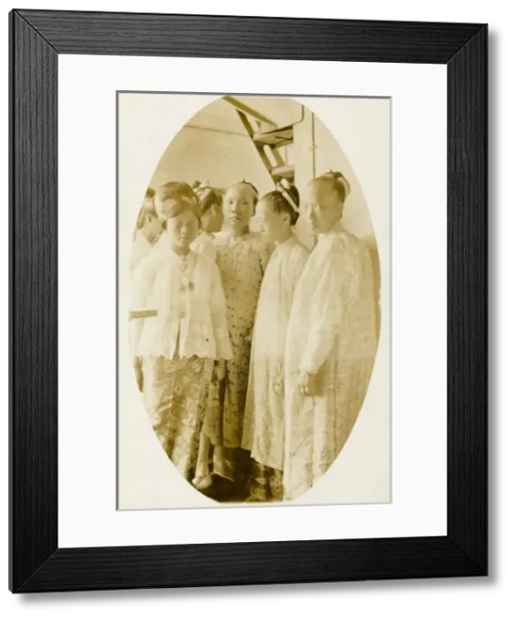 Framed Print : Chinese Immigrants en route to the United States Framed Print : Chinese Immigrants en route to the United States