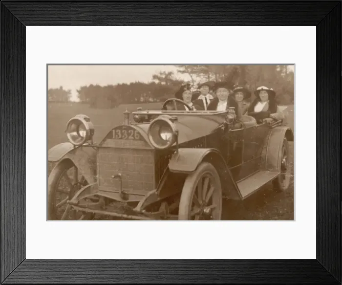 Framed Print : Driving a car Framed Print : Driving a car