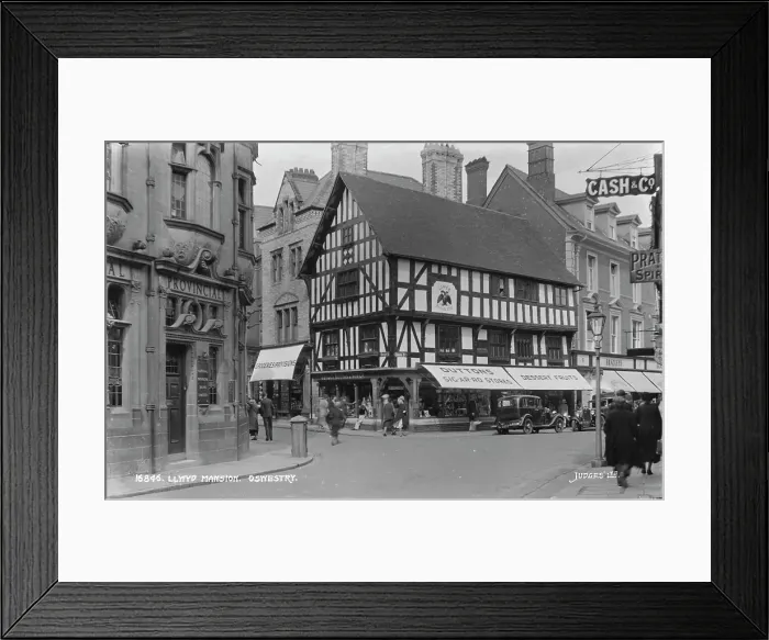 Framed Print : Llywd Mansion in Oswestry Framed Print : Llywd Mansion in Oswestry