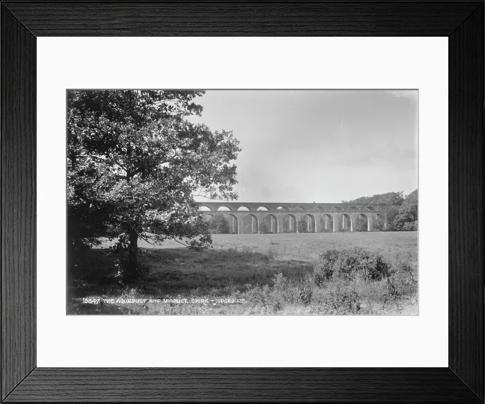 Framed Print : The Aqueduct and Viaduct, Chirk Framed Print : The Aqueduct and Viaduct, Chirk