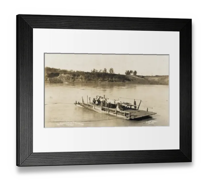 Framed Print : Alberta, Canada - The Edmonton to Strathcona Ferry Framed Print : Alberta, Canada - The Edmonton to Strathcona Ferry