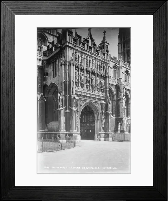 Framed Print : South Porch of Gloucester Cathedral Framed Print : South Porch of Gloucester Cathedral