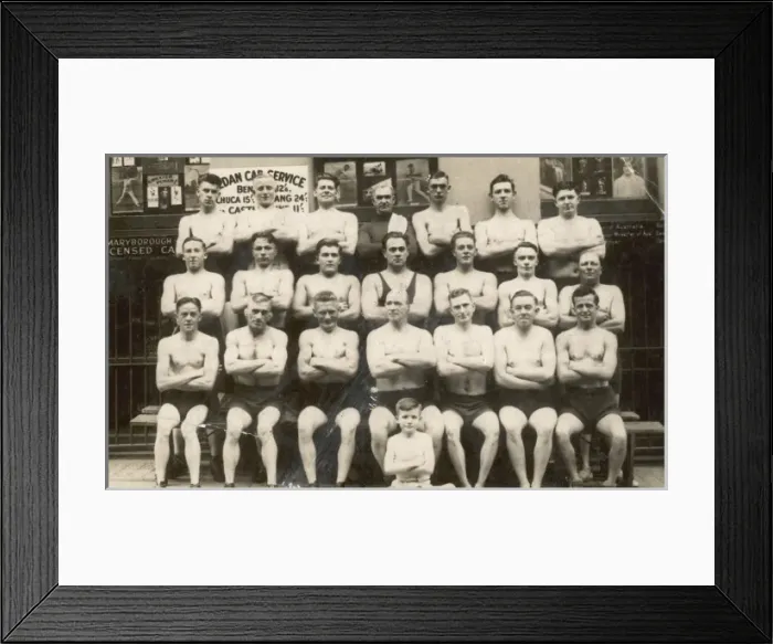 Framed Print : Maryborough Sports Team Framed Print : Maryborough Sports Team