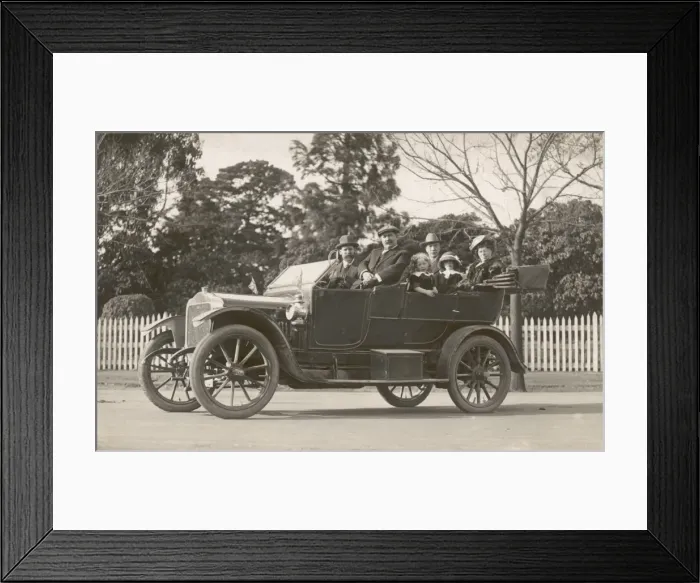 Framed Print : 1914 Motor Car Framed Print : 1914 Motor Car