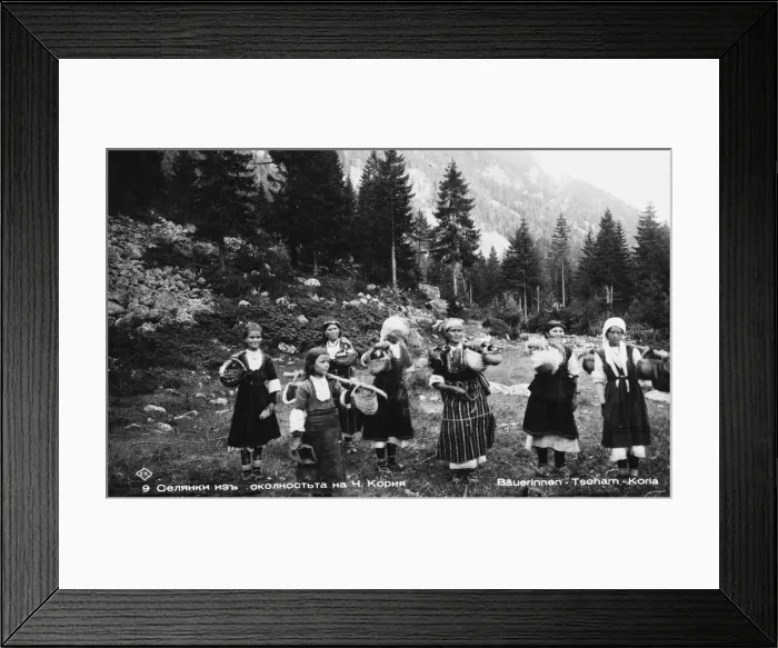 Framed Print : Bulgaria - Borovets - bringing home fruit Framed Print : Bulgaria - Borovets - bringing home fruit
