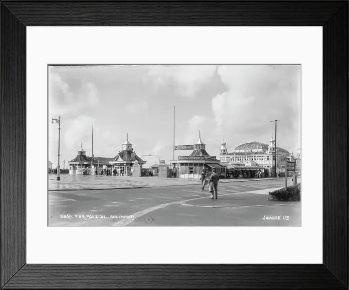 Framed Print : Pier Pavilion in Southport Framed Print : Pier Pavilion in Southport