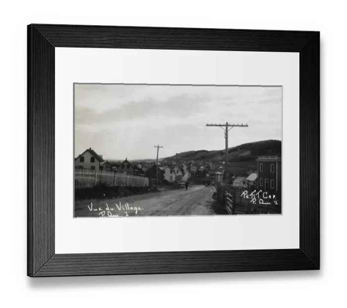 Framed Print : Village of Petit Cap, Quebec, Canada Framed Print : Village of Petit Cap, Quebec, Canada