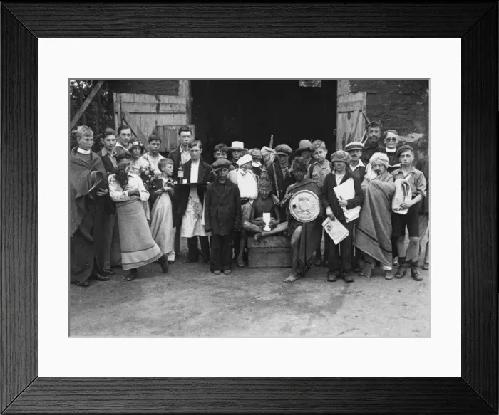 Framed Print : Boys Club, fancy dress, 1931 Framed Print : Boys Club, fancy dress, 1931