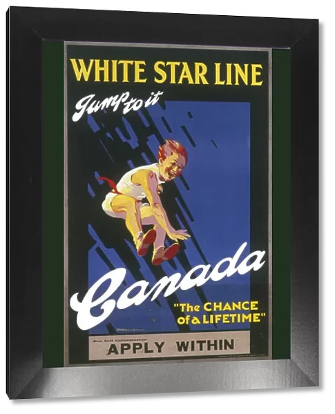 White Star Line Emigration poster