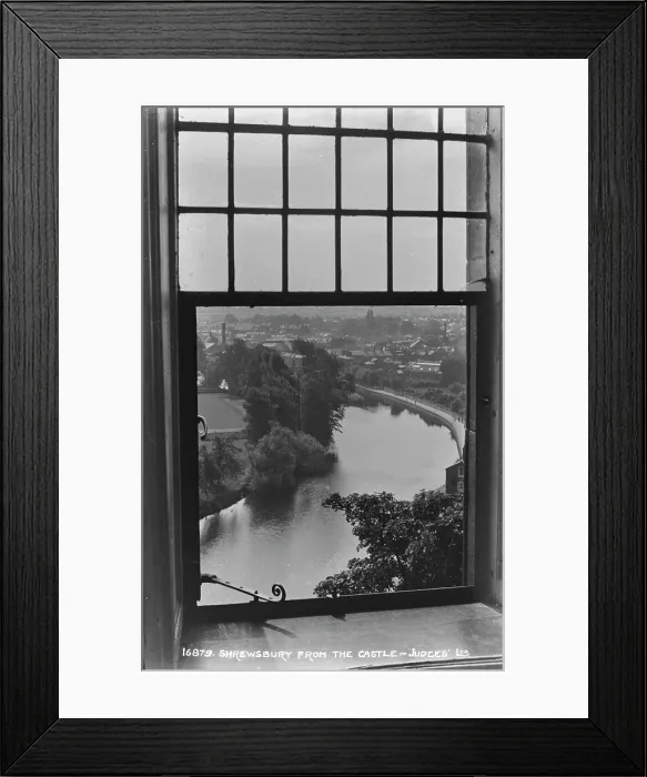 Framed Print : View of Shrewsbury from the Castle Framed Print : View of Shrewsbury from the Castle