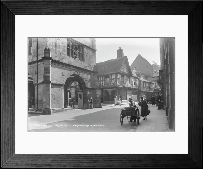 Framed Print : The Old Market Hall, Shrewsbury Framed Print : The Old Market Hall, Shrewsbury