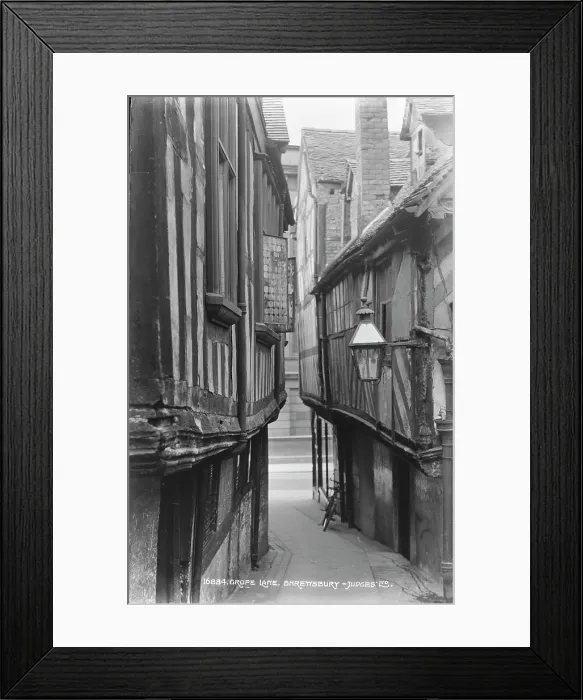 Framed Print : Grope Lane, Shrewsbury Framed Print : Grope Lane, Shrewsbury