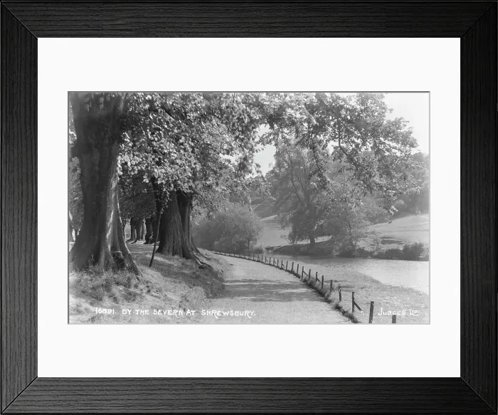 Framed Print : By the Severn at Shrewsbury Framed Print : By the Severn at Shrewsbury