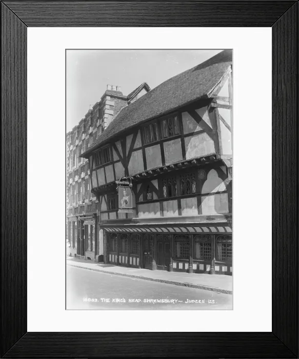 Framed Print : The King's Head, Shrewsbury Framed Print : The King's Head, Shrewsbury