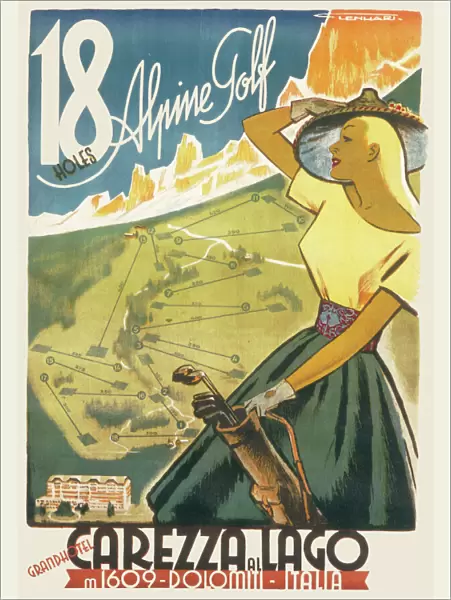 Alpine Golf poster