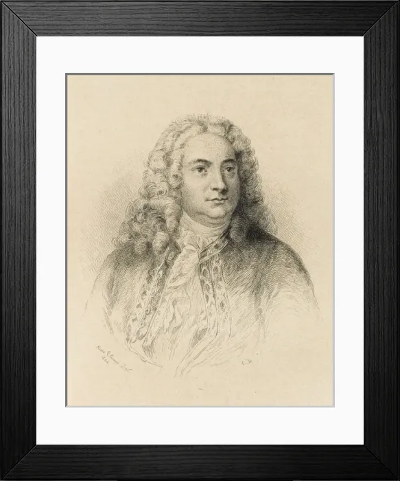 Framed Print : Handel, George Frederic 1685 - 1759 Framed Print : Handel, George Frederic 1685 - 1759