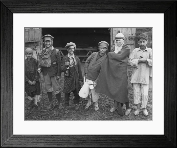 Framed Print : Boys Club, fancy dress, circa 1930 Framed Print : Boys Club, fancy dress, circa 1930