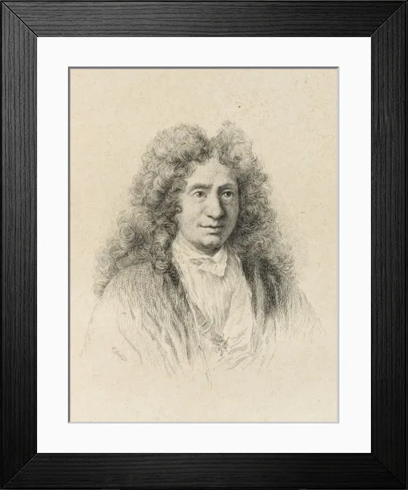 Framed Print : Delalande, Michel Richard 1657 - 1726 Framed Print : Delalande, Michel Richard 1657 - 1726