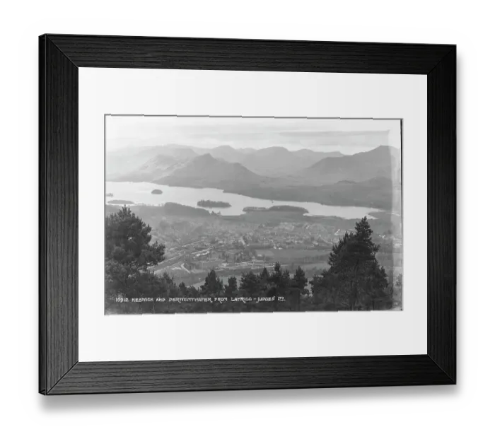 Framed Print : Keswick and Derwentwater from Latrigg Framed Print : Keswick and Derwentwater from Latrigg