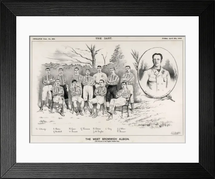 Framed Print : West Bromwich Albion Football Team - 1888 Framed Print : West Bromwich Albion Football Team - 1888