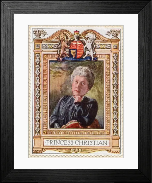 Framed Print : Princess Christian / Stamp Framed Print : Princess Christian / Stamp
