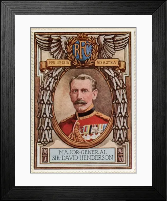 Framed Print : General Sir David Henderson / Stamp Framed Print : General Sir David Henderson / Stamp
