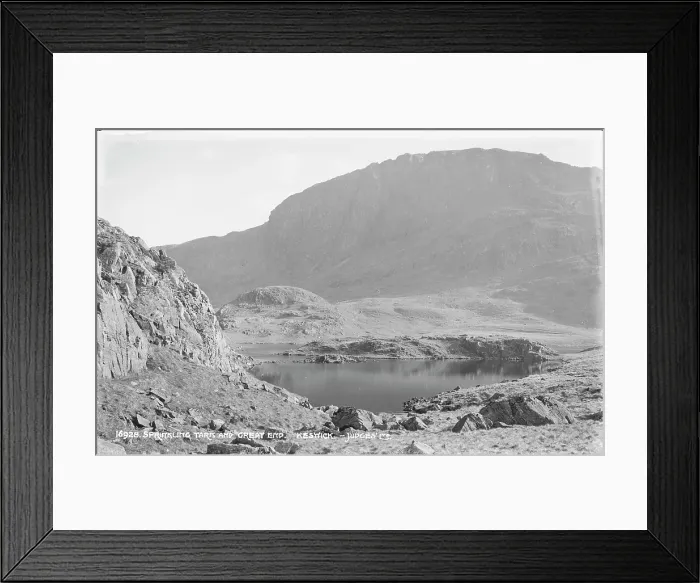 Framed Print : Sprinkling Tarn and Great End Framed Print : Sprinkling Tarn and Great End