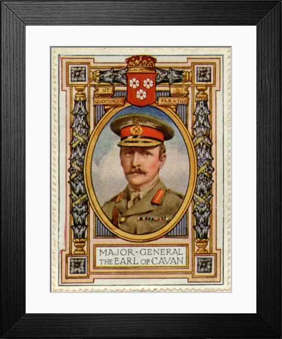 Framed Print : Major General The Earl of Cavan / Stamp Framed Print : Major General The Earl of Cavan / Stamp