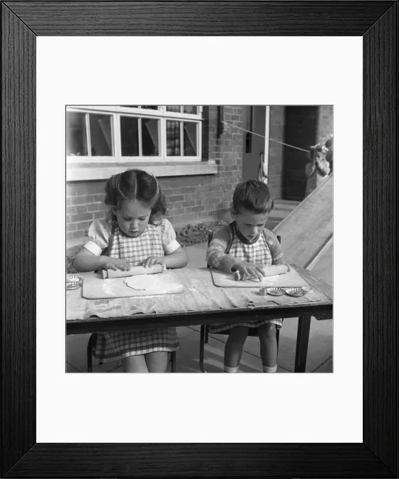 Framed Print : Cookery education, 1955 Framed Print : Cookery education, 1955