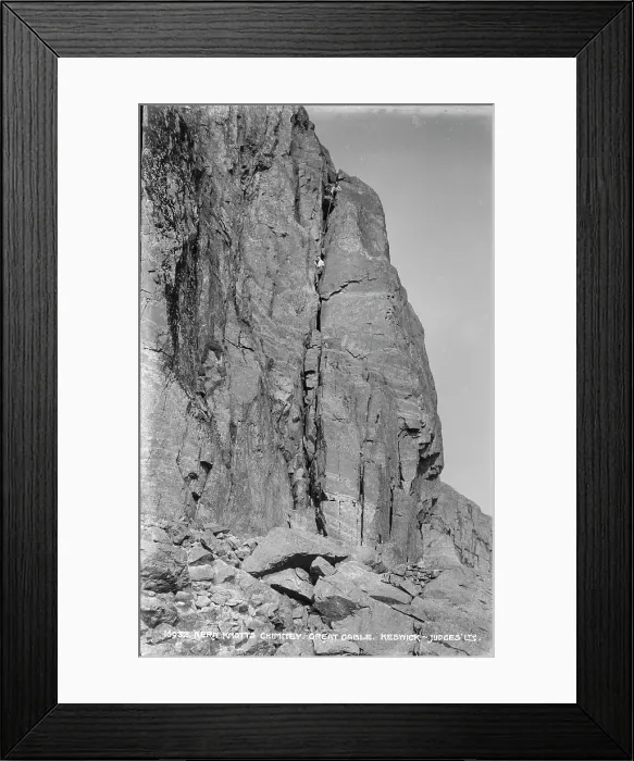 Framed Print : Climbing Kern Knotts Chimney Framed Print : Climbing Kern Knotts Chimney