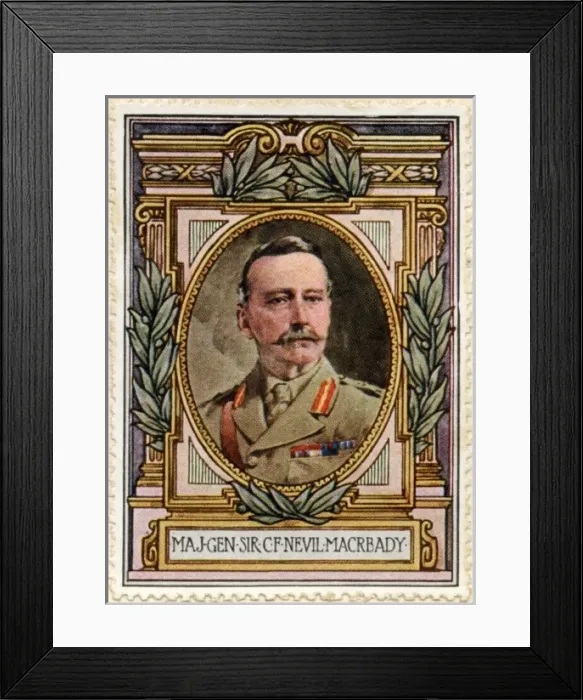 Framed Print : General Macready / Stamp Framed Print : General Macready / Stamp
