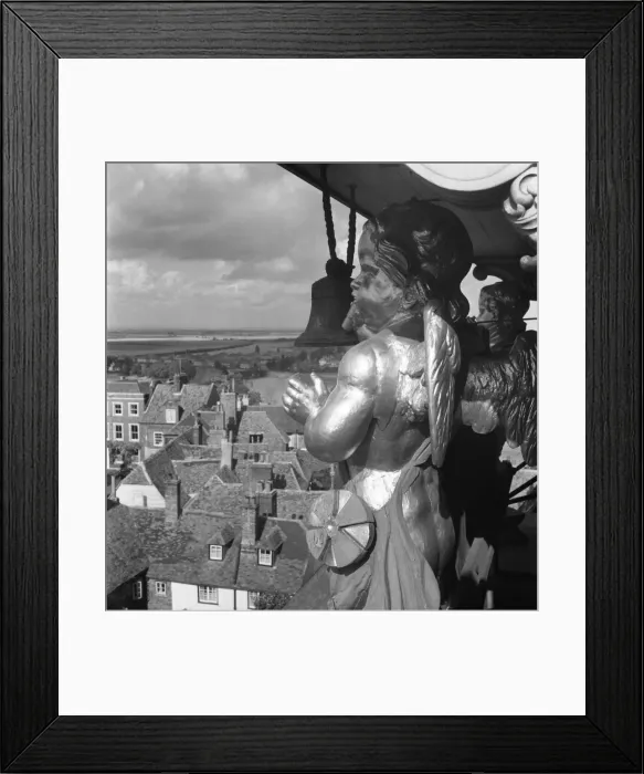 Framed Print : Quarter Boys, Rye Parish Church Framed Print : Quarter Boys, Rye Parish Church