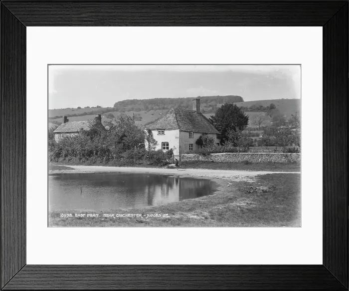 Framed Print : Tranquil Cottage by the Pond Framed Print : Tranquil Cottage by the Pond