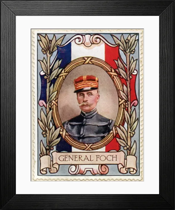 Framed Print : Gerard Foch / Stamp Framed Print : Gerard Foch / Stamp